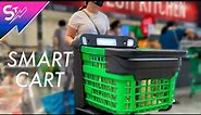 We Bought Stuff With A Smart Shopping Cart! [Amazon Dash Cart]
