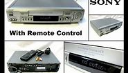 Sony SLV-EZ70 6-Head Hifi Stereo VHS VCR Recorder Player with Remote Control