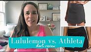 It's a Throwdown! Athleta vs. Lululemon (Skort Comparison)