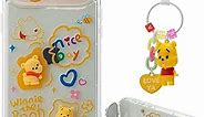 iFiLOVE for iPhone 11 Cute Case, Girls Kids Women Cute Cartoon Winnie The Pooh Camera Stand Mirror with Charm Pendant Soft Protective Case Cover for iPhone 11 (Winnie The Pooh)