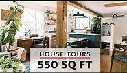 This 550 Sq Ft Garage Apartment Is Full of Space for Entertaining | House Tours