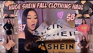 HUGE SHEIN FALL TRY ON CLOTHING HAUL 2022 | 25+ items | ( flannels, jackets, pants, tops, & sets)