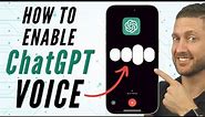 How to Enable ChatGPT Voice to Voice on Phone (iPhone & Android) Talk to ChatGPT!