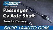 How to Replace CV Axle Passenger Side 92-01 Toyota Camry