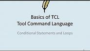 TCL Lecture 4 : Loops in tcl | tcl tutorial | 4 minutes | looping syntax with example