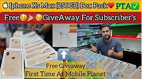 Iphone Xs Max Box Pack 256GB | 1 Year Warranty | Free Airpods Pro Giveaway 🥳