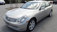 *SOLD* 2003 Infiniti G35 Sedan Walkaround, Start up, Tour and Overview