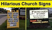 Hilarious Church Signs That'll Keep You Sinfully Laughing For Hours || Funny Daily