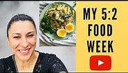 5:2 Diet Food Week - What I really eat in a week!
