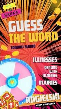ANGIELSKI: CHOROBY I URAZY 🩹🚑 Odgadnij słowo – #11 Quiz Brainy 6 Unit 6
