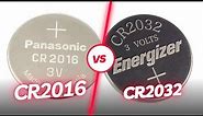 CR2016 vs CR2032: Batteries What are the Differences?