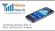 How To Insert & Remove The Battery - Samsung Galaxy Ace 3