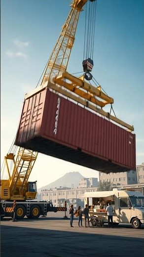 Crane failed and then this happened #shorts #fail #viralshorts #viral