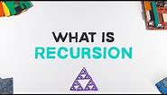 What Is Recursion - Recursion Explained In 3 Minutes
