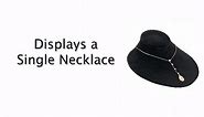 Black Velvet Necklace Display