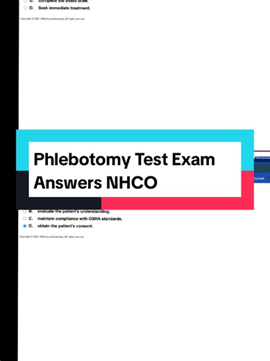 Phlebotomy Test Exam Answers NHCO #phlebotomy #phlebotomystruggles #phlebotomyexam #phlebotomist #phlebotomystudent phlebotomist nha exam 150 questions phlebotomy test exam answers ncct phlebotomy test exam answers nhco CPT Phlebotomy Exam Cheat Sheet cpt phlebotomy exam cheat sheet