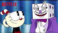 Cuphead Rolls with King Dice 🎲 The Cuphead Show! | Netflix After School