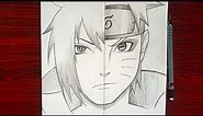 How to Draw Naruto vs Sasuke | Anime sketch