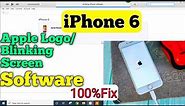 iphone 6 flashing apple logo and black screen|iphone 6 flashing| iphone 6 me software kaise dale