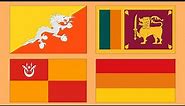 Flags with Orange - Flag Animation