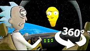 360° VIDEO | Catch a Ride in Rick and Morty's Space Cruiser