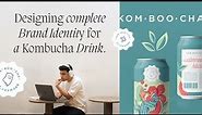 Designing complete Brand Identity for a Kombucha Drink.