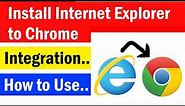 How to enable IE Mode on Google Chrome | How to open Internet Explorer in Chrome | chrome ie tab