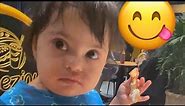 Eating pizza 🍕 |cute baby loves pizza