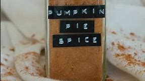 DIY Pumpkin Pie Spice | Minimalist Baker Recipes