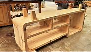 Creative Woodworking Craftsman Wooden Furniture || TV Stand Design Furniture Making