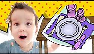 Let's Set The Table Song With Marley | The Table Song | Kids Songs & Nursery Rhymes With Lyrics