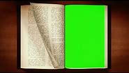 book opening green screen || green screen book opening no copyright || book animation green screen