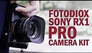 Sony RX1 Pro Camera Kit from Fotodiox Pro: Metal Grip, Leica-Style Lens Hood, Shutter Release Button