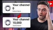 How to Get 10,000 YouTube Subscribers in 7 Videos? EASY WAY