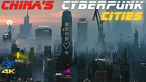China's Cyberpunk Futuristic Cities. 中国未来城市 2022