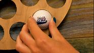 Golf Ball Display Holder Collector’s Case Holds Golf Balls Wall Mount Decor