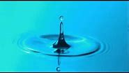 Free Slow Motion Footage: Water Droplet