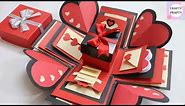 How to make Explosion box / DIY Valentine's Day Explosion Box /Explosion Box Tutorial