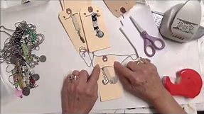 How to Make Jewelry Display Cards for Necklaces and Earrings Using Shipping Tags