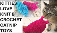 Knit and Crochet Free Pattern Catnip Toys Kitty Approved by Bjorn and Becker
