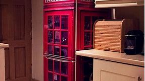 UK Telephone Box Fridge Wrap