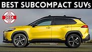 Top 5 Best Subcompact SUVs For 2024 (Most Reliable, Affordable and Efficient)
