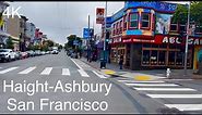 [4K] Haight-Ashbury San Francisco Driving Tour (hippie district) 2021