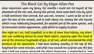 The Black Cat by Edgar Allan Poe|Short Story|Learn English Through Books|English Classics