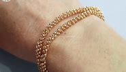How to Make Gold Bead Chain Easy