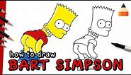 How To Draw Bart Simpson | The Simpsons