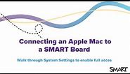 Connecting an Apple Mac to a SMART Board