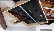 Ultimate Home Theater Ceiling Mounted TV DIY