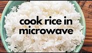 How to Cook Rice in the Microwave Recipe