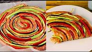 Spiral sausage with vegetables: how to prepare it in a short time and in an original way!